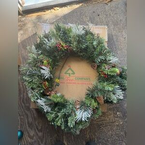 National Tree Company artificial Christmas wreath, specifically a "Colonial Fir"